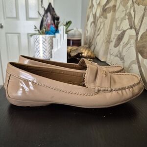 Coach Women's Tan Leather Loafers